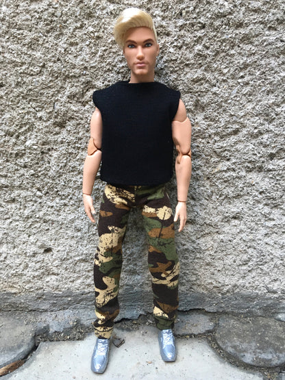 BQ-STEALTH – Camouflage Pants for 12" 1/6 Scale Ken Dolls - www.bouutique.com