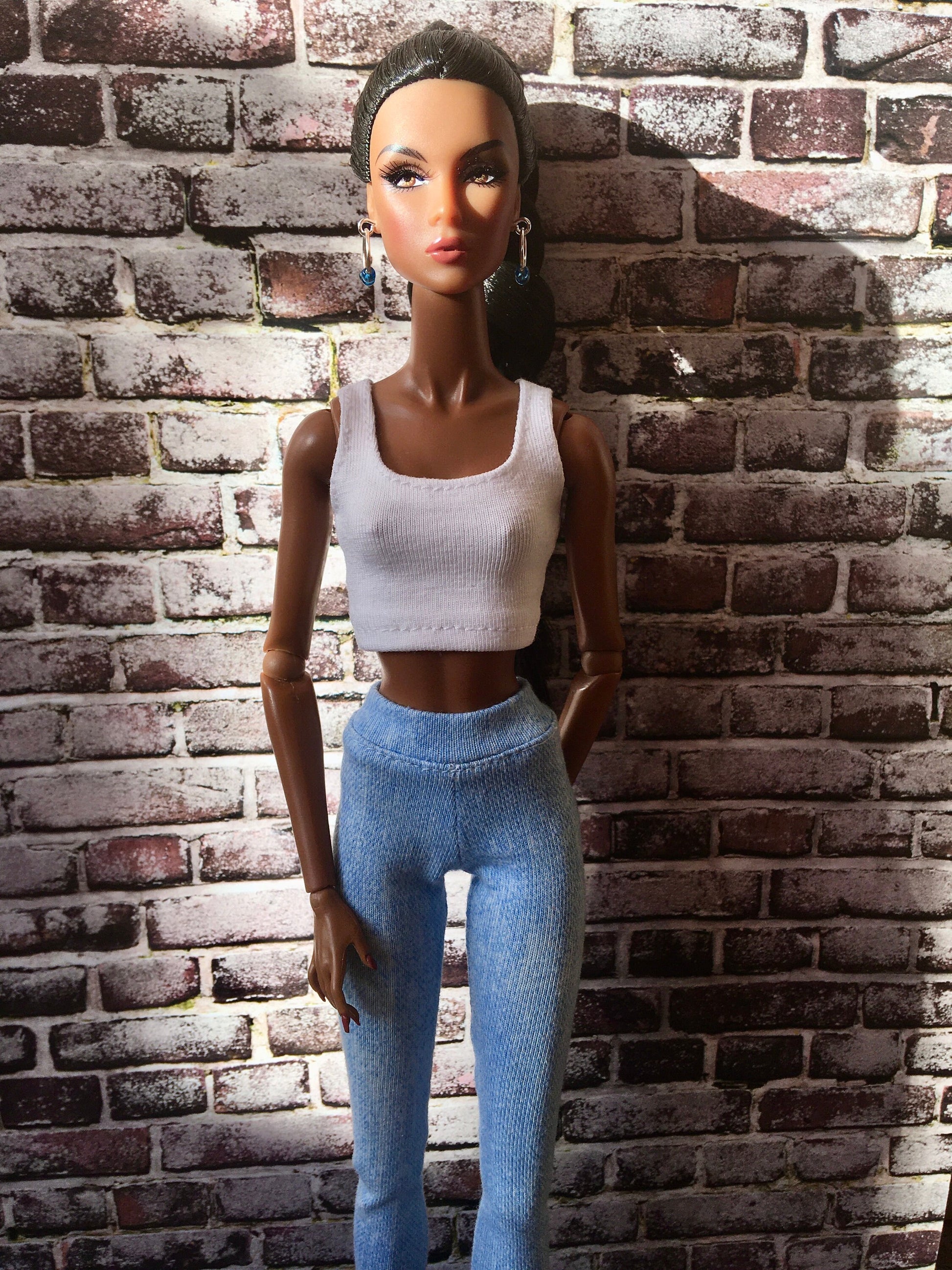 BQ-TINGE – Stretch Jeggings for 12.5" 1/6 Scale Fashion Dolls