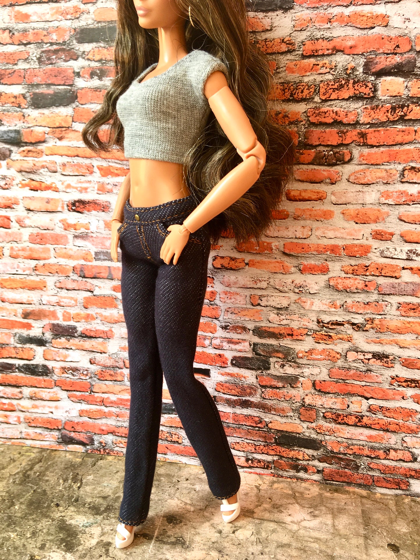 BQ-TWILIGHT – Stretch Jeans for 11.5" 1/6 Scale Fashion Dolls - www.bouutique.com