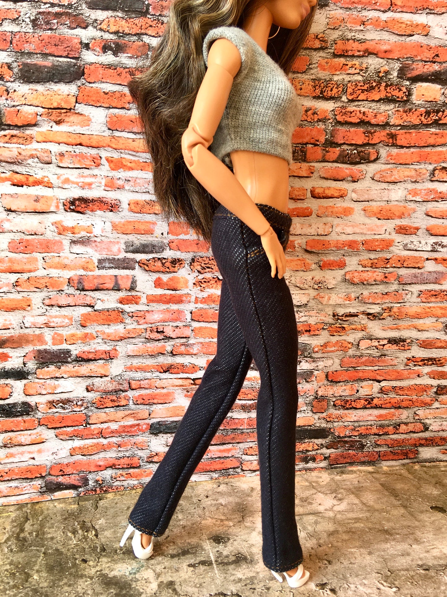 BQ-TWILIGHT – Stretch Jeans for 11.5" 1/6 Scale Fashion Dolls - www.bouutique.com