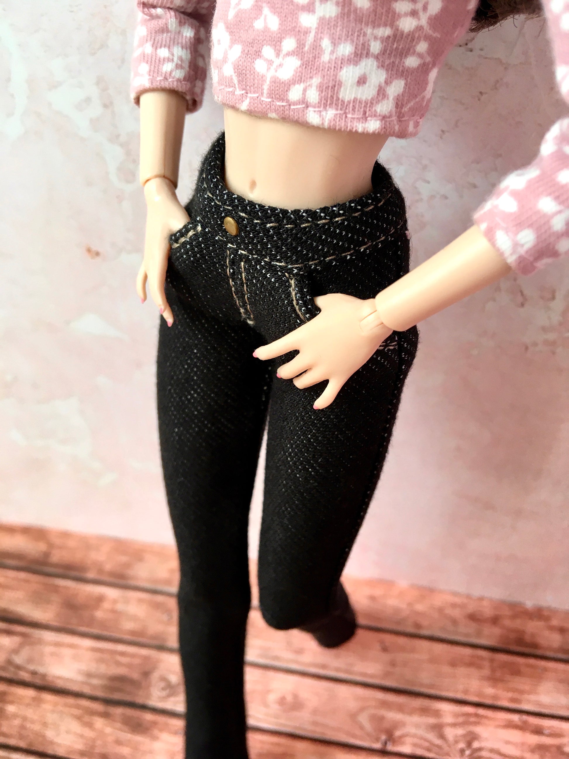BQ-TWILIGHT – Stretch Jeans for 12" 1/6 Scale Fashion Dolls - www.bouutique.com