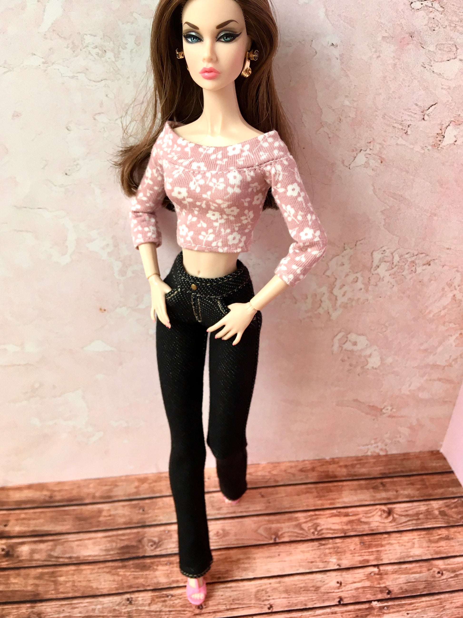 BQ-TWILIGHT – Stretch Jeans for 12" 1/6 Scale Fashion Dolls - www.bouutique.com
