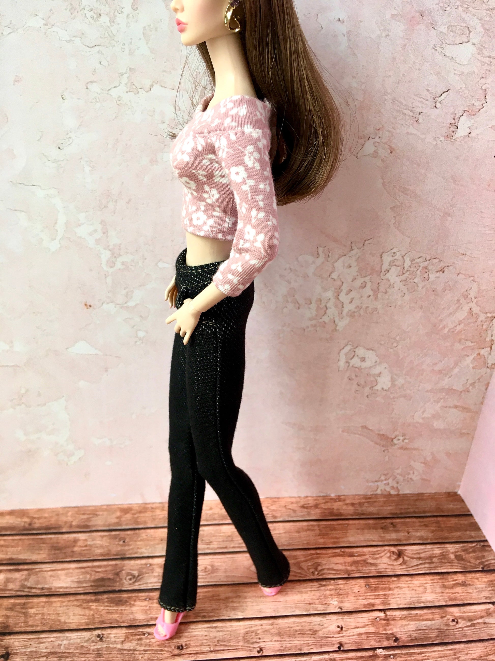 BQ-TWILIGHT – Stretch Jeans for 12" 1/6 Scale Fashion Dolls - www.bouutique.com