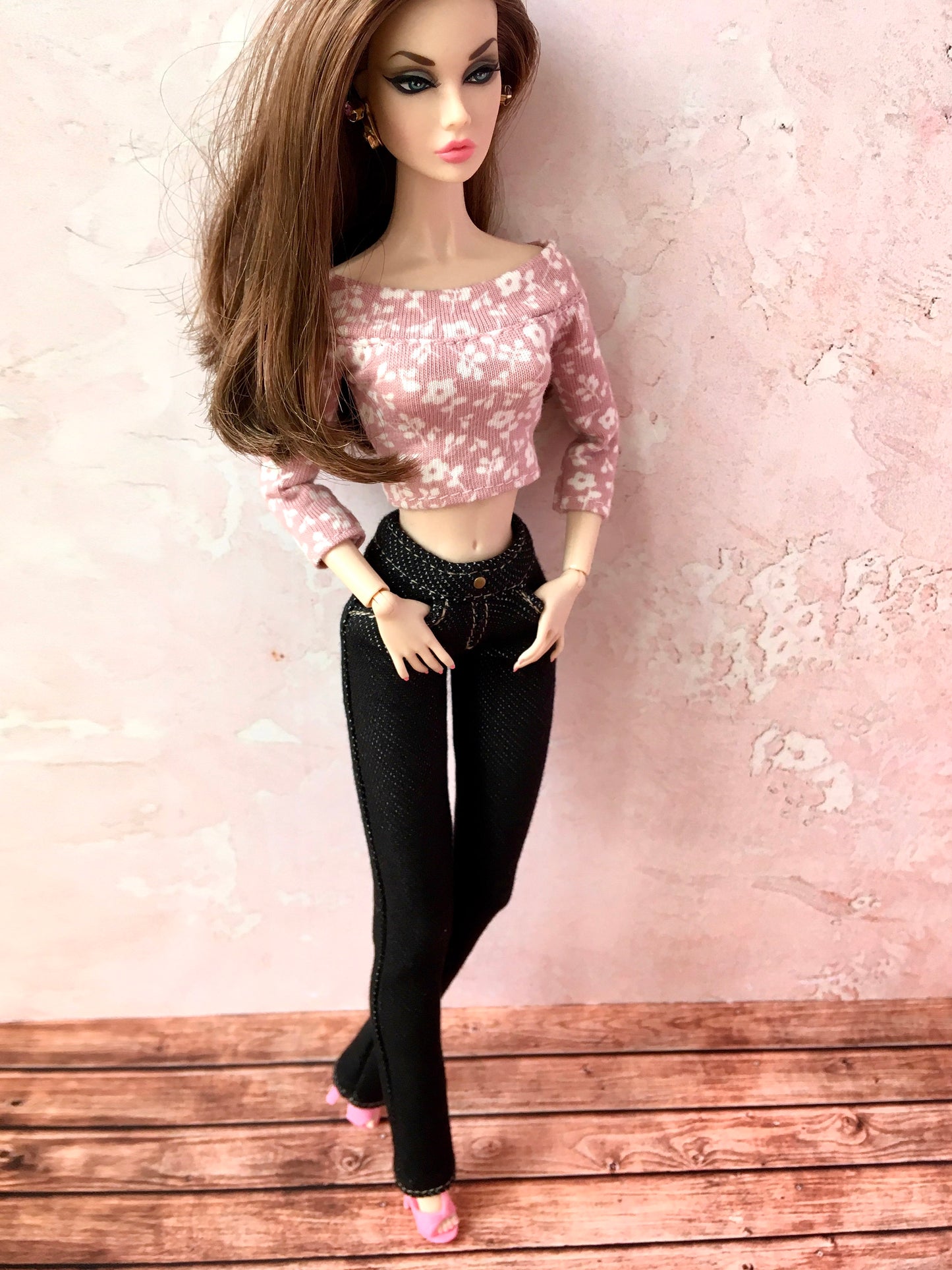 BQ-TWILIGHT – Stretch Jeans for 12" 1/6 Scale Fashion Dolls - www.bouutique.com