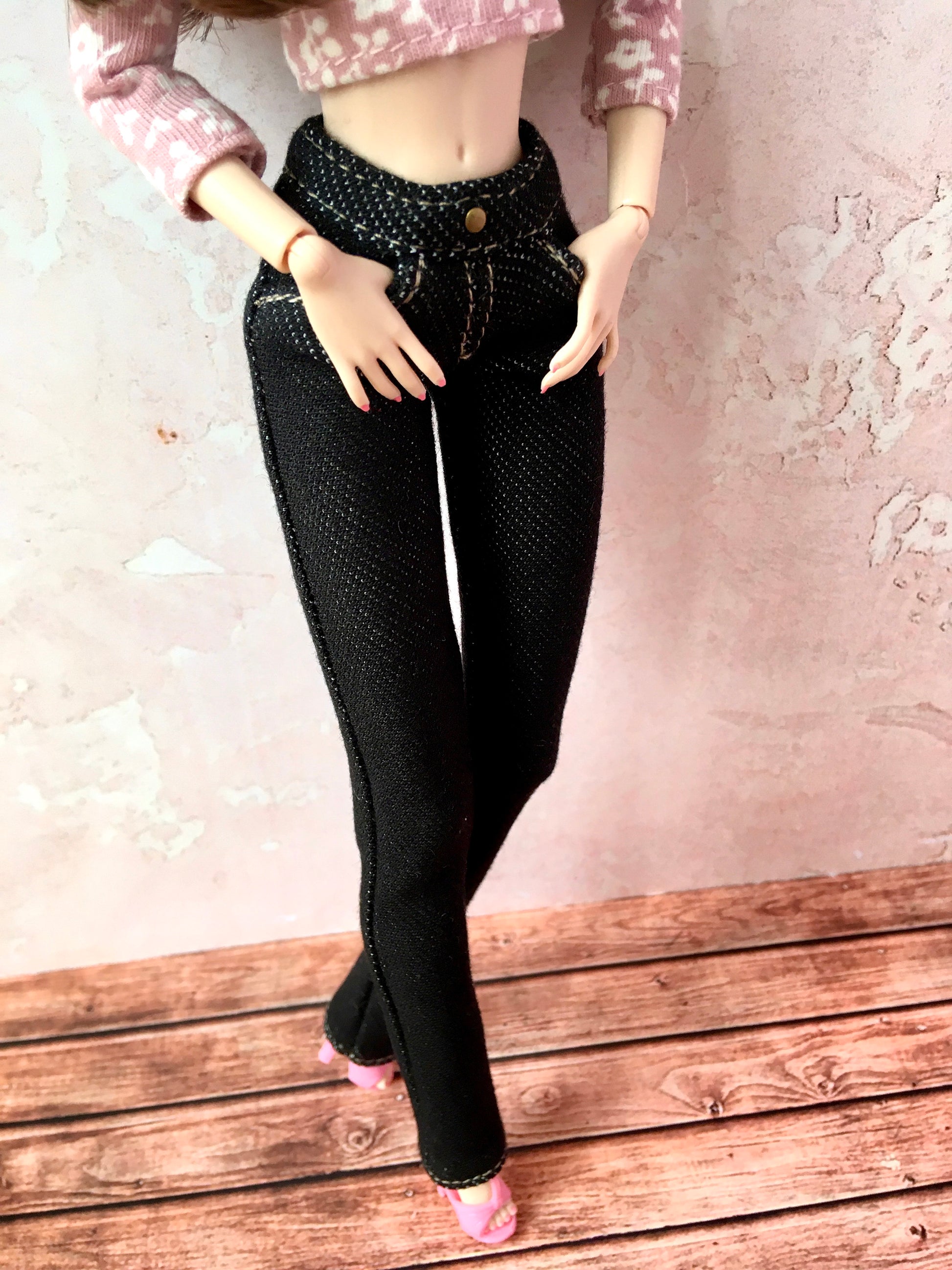 BQ-TWILIGHT – Stretch Jeans for 12" 1/6 Scale Fashion Dolls - www.bouutique.com