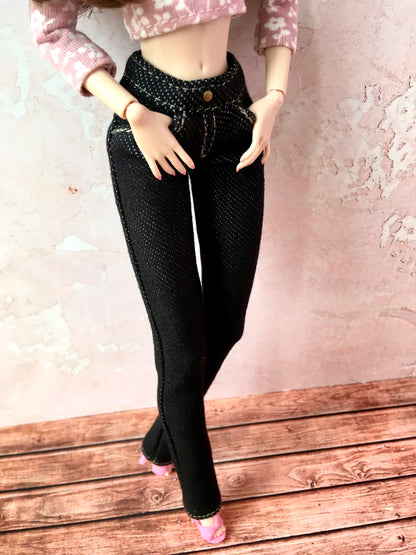 BQ-TWILIGHT – Stretch Jeans for 12" 1/6 Scale Fashion Dolls - www.bouutique.com