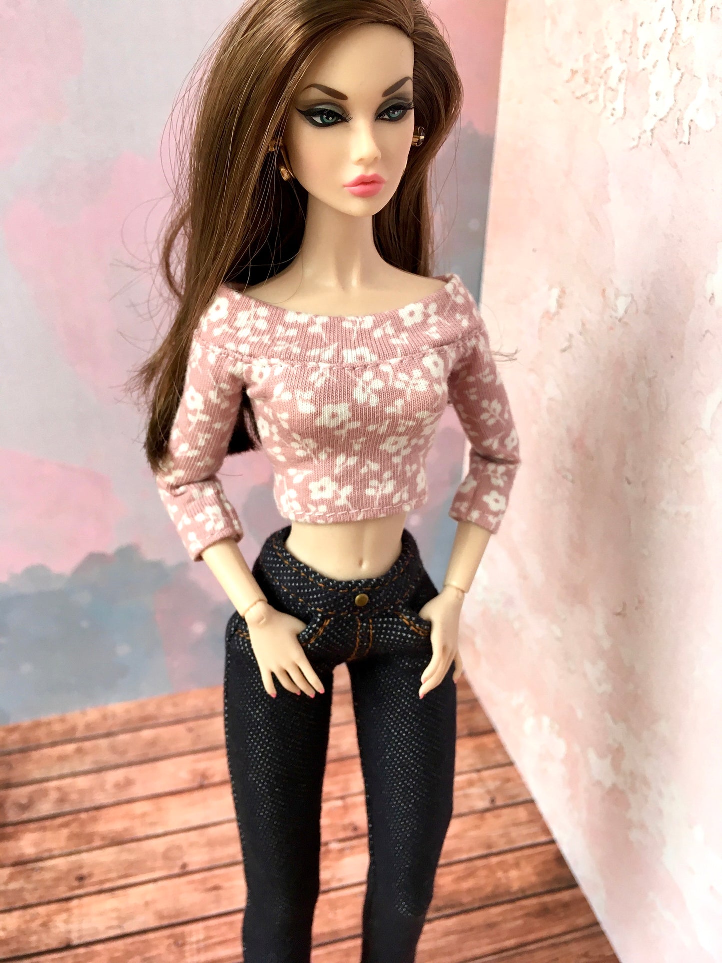 BQ-TWILIGHT – Stretch Jeans for 12" 1/6 Scale Fashion Dolls - www.bouutique.com