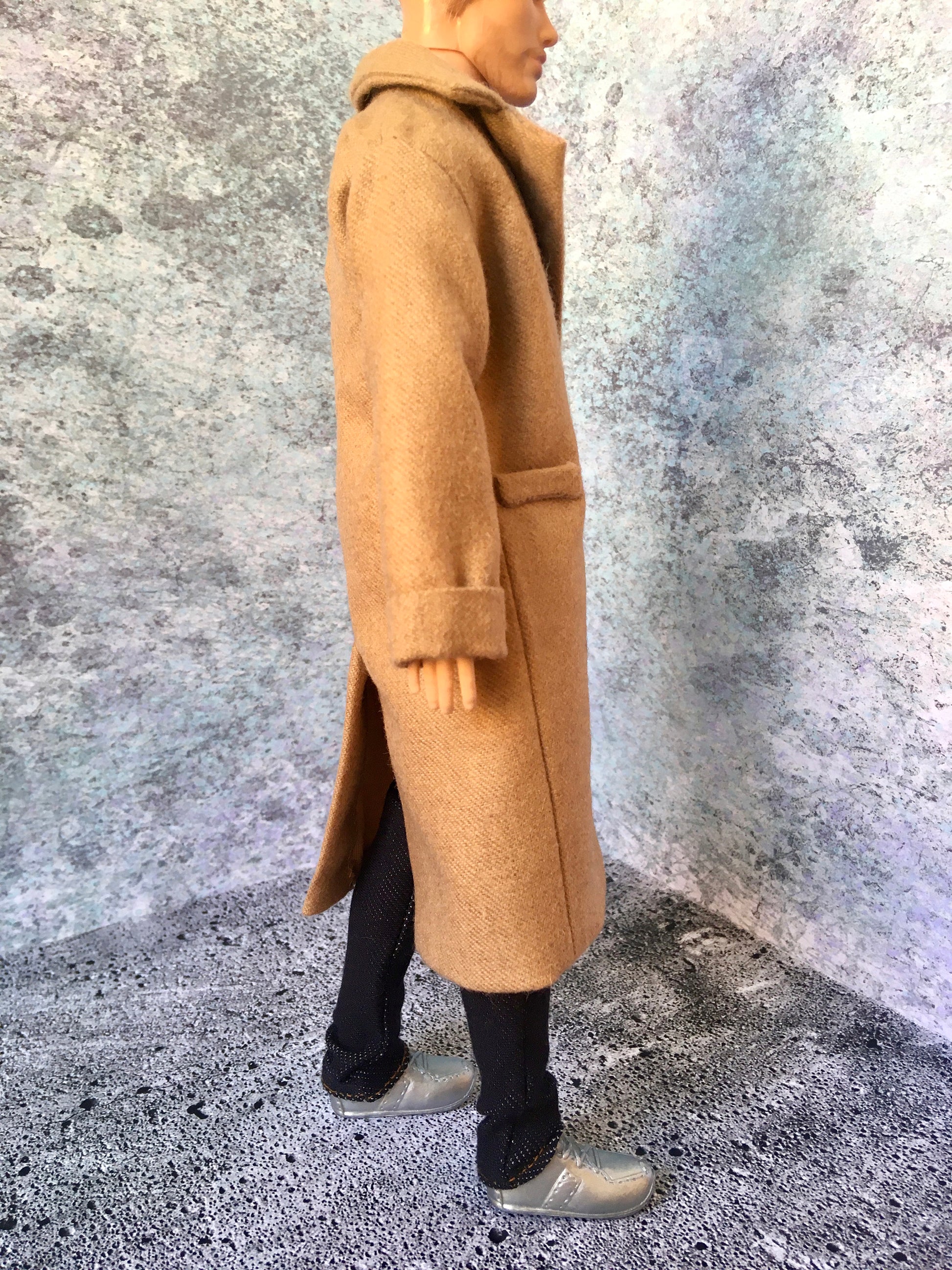 BQ-VELIOR – Long Coat for 12" 1/6 Scale Ken Dolls