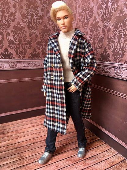 BQ-VELIOR – Long Coat for 12" 1/6 Scale Ken Dolls