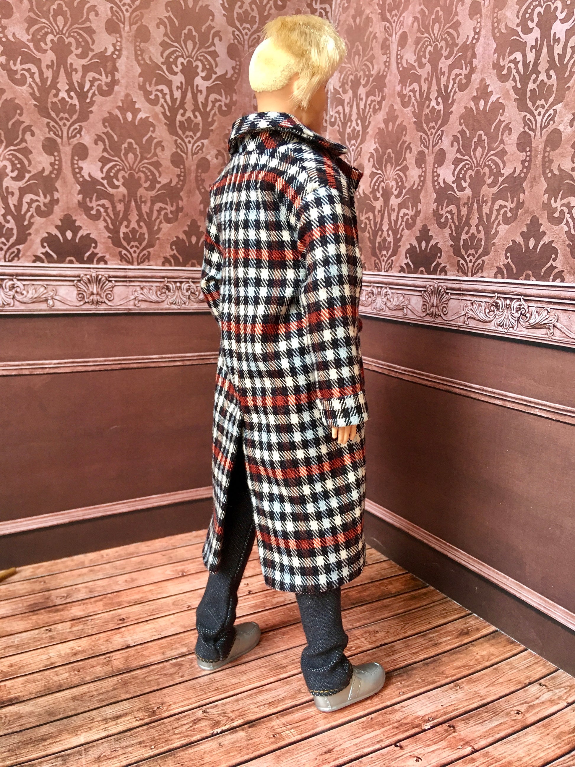 BQ-VELIOR – Long Coat for 12" 1/6 Scale Ken Dolls