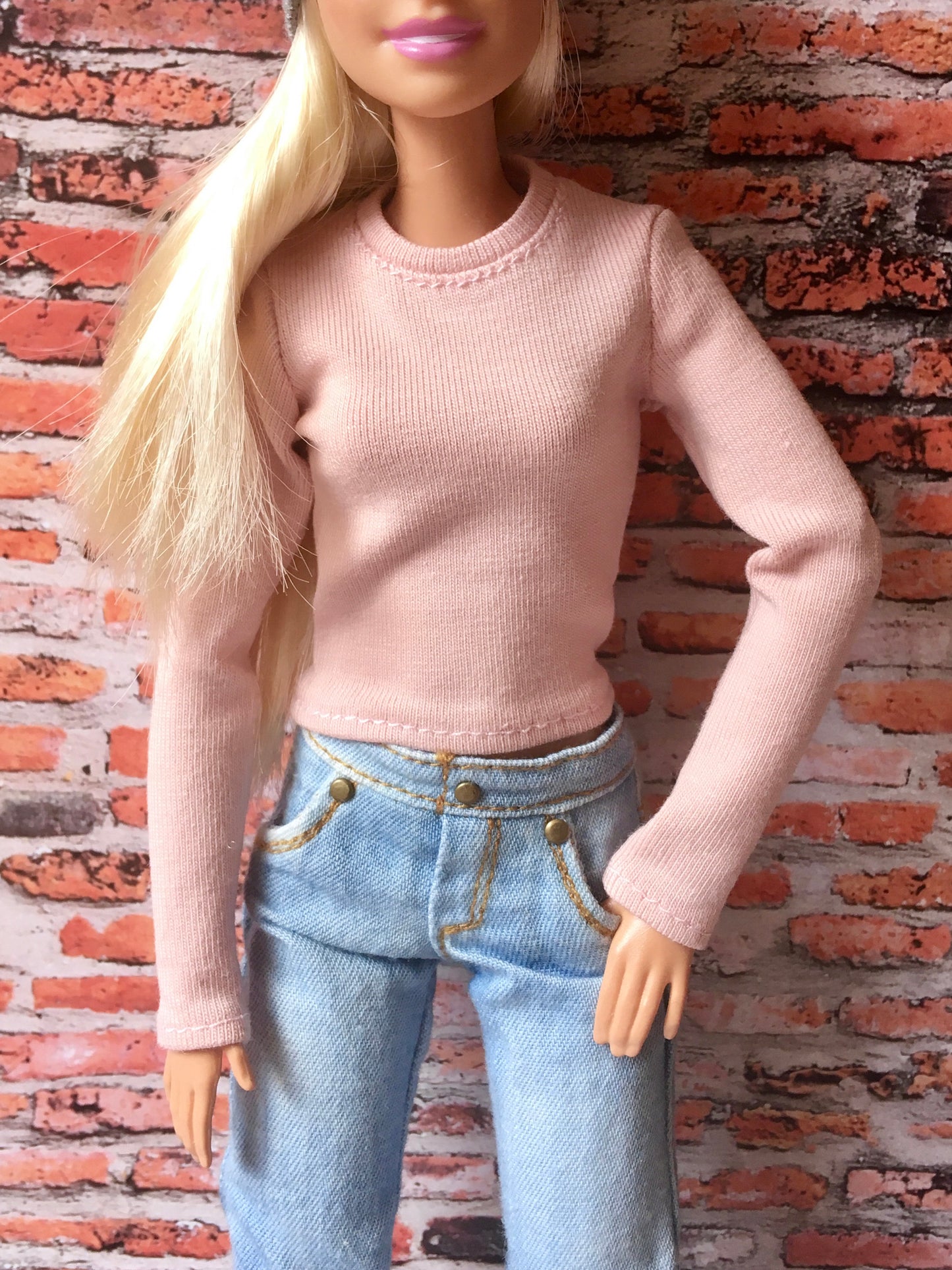 BQ-VITAL – Long Sleeve T-Shirt for 11.5" 1/6 Scale Fashion Dolls - www.bouutique.com