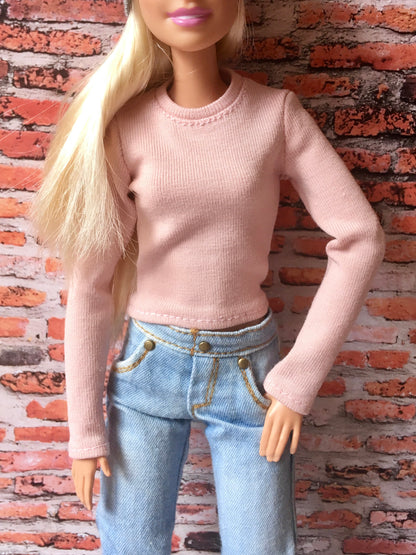 BQ-VITAL – Long Sleeve T-Shirt for 11.5" 1/6 Scale Fashion Dolls - www.bouutique.com