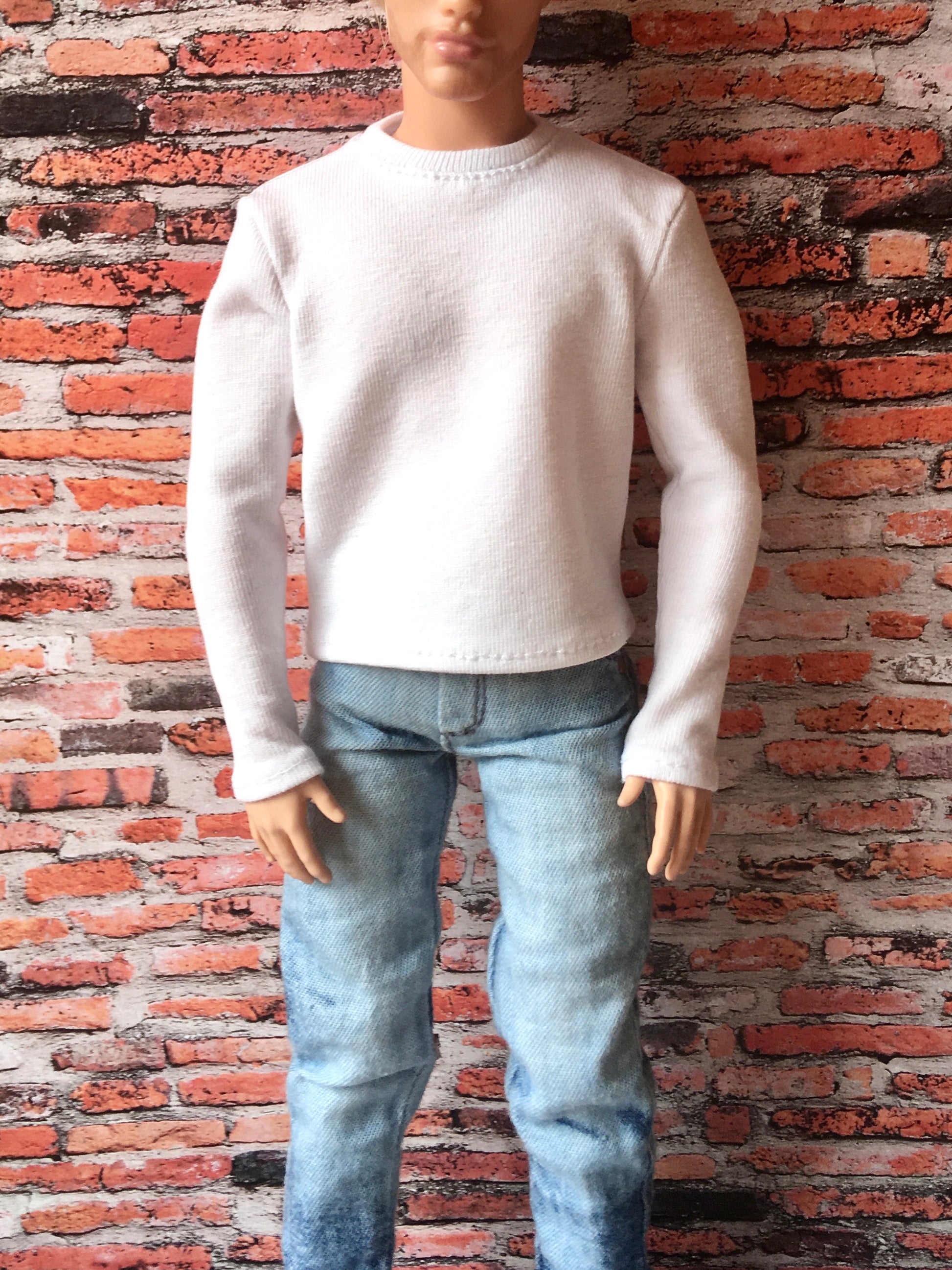 BQ-VITAL – Long Sleeve T-Shirt for 12" 1/6 Scale Ken Dolls