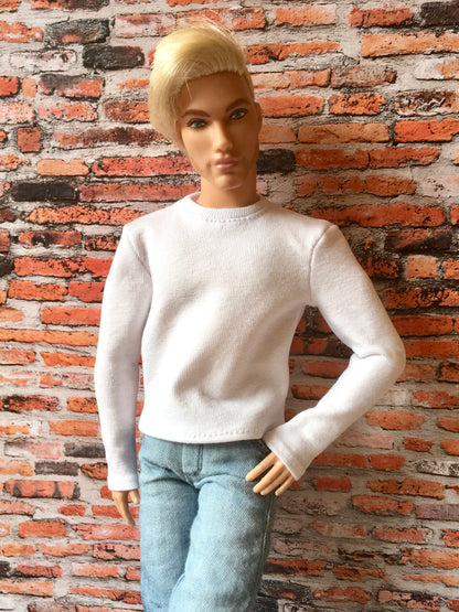 BQ-VITAL – Long Sleeve T-Shirt for 12" 1/6 Scale Ken Dolls
