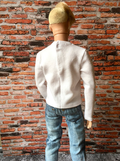 BQ-VITAL – Long Sleeve T-Shirt for 12" 1/6 Scale Ken Dolls