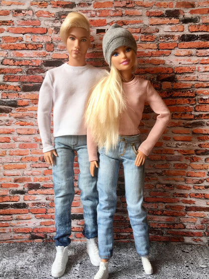 BQ-VITAL – Long Sleeve T-Shirt for 12" 1/6 Scale Ken Dolls