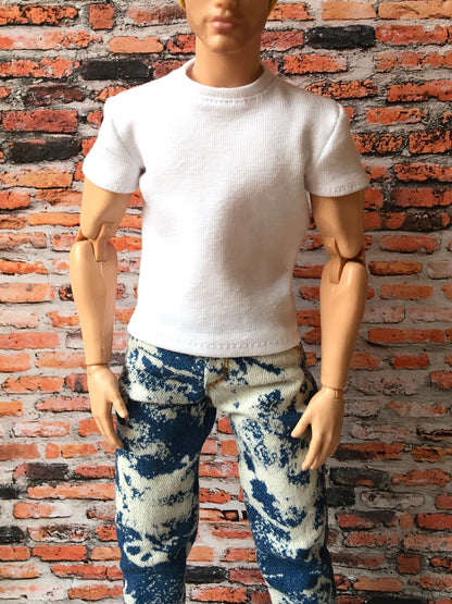 BQ-VITAL – Short Sleeve T-Shirt for 12" 1/6 Scale Ken Dolls - www.bouutique.com