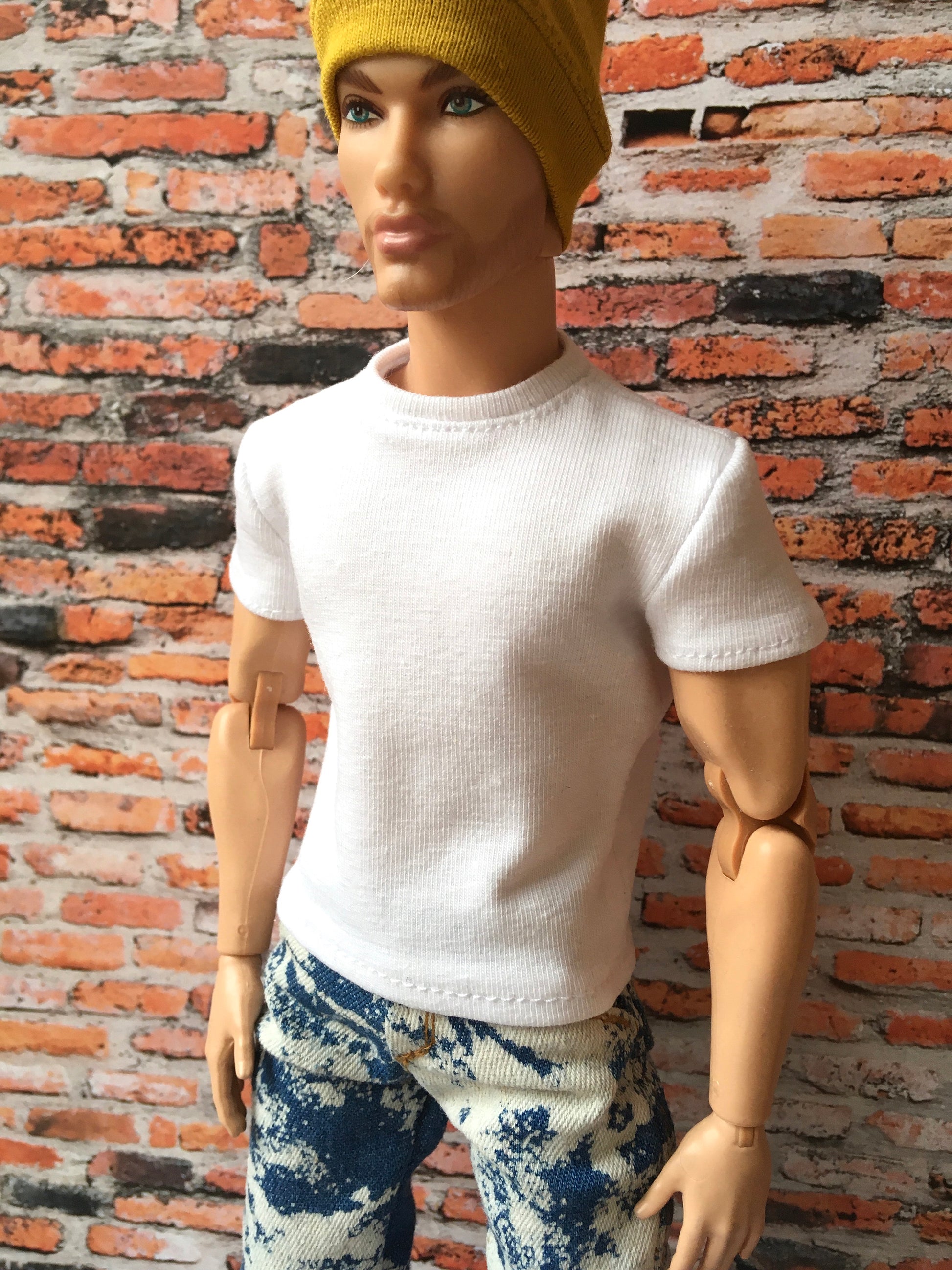 BQ-VITAL – Short Sleeve T-Shirt for 12" 1/6 Scale Ken Dolls - www.bouutique.com