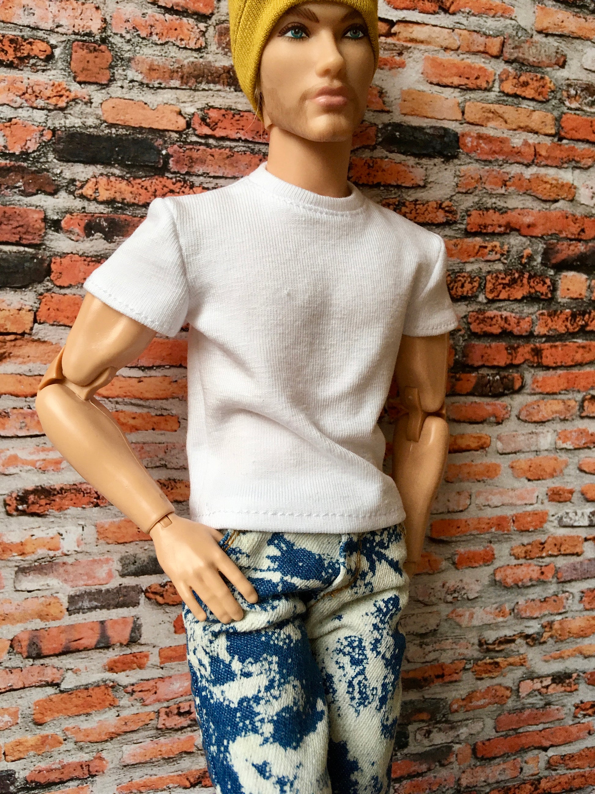 BQ-VITAL – Short Sleeve T-Shirt for 12" 1/6 Scale Ken Dolls - www.bouutique.com
