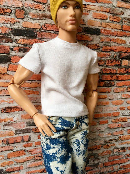 BQ-VITAL – Short Sleeve T-Shirt for 12" 1/6 Scale Ken Dolls - www.bouutique.com