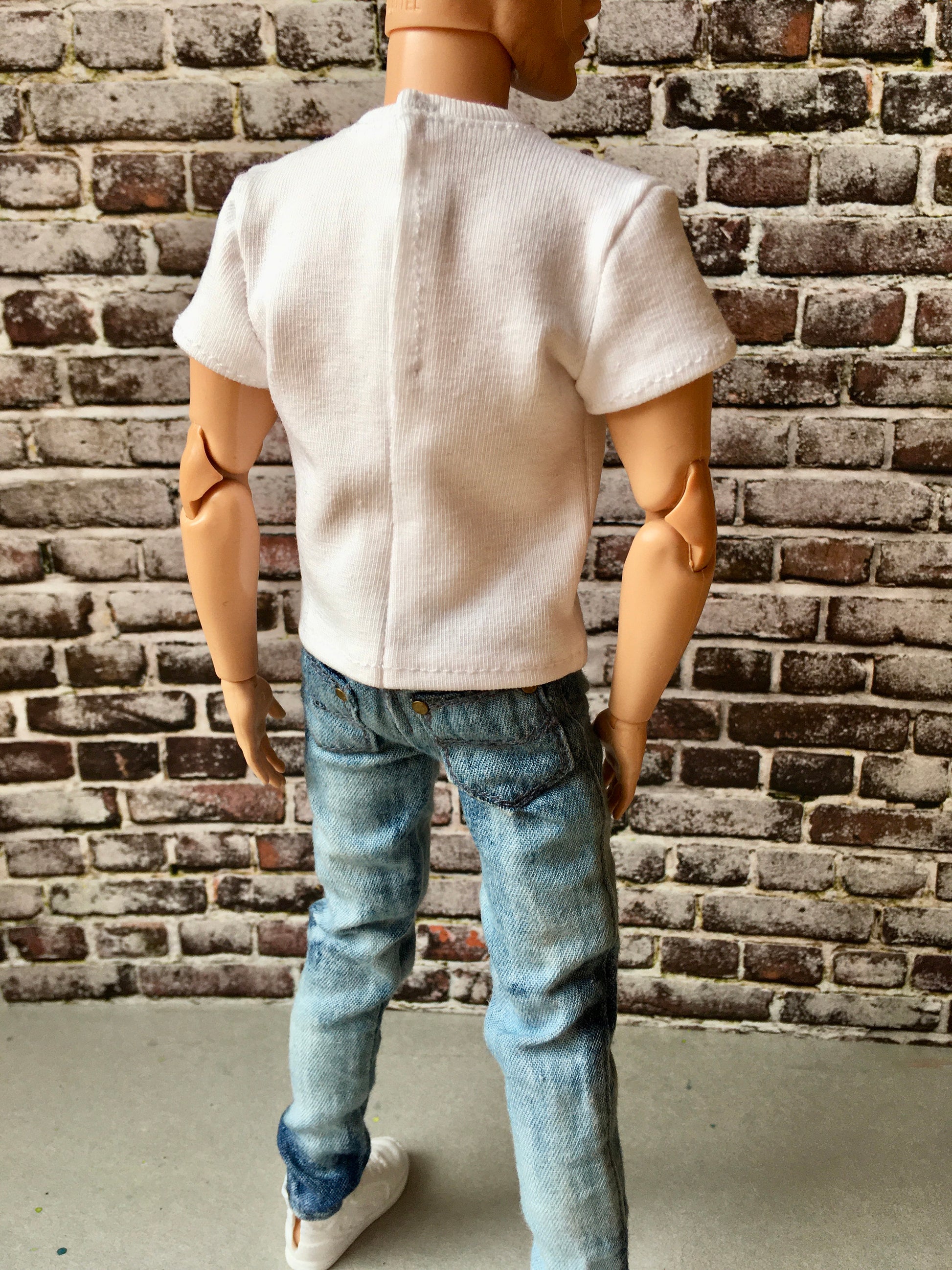 BQ-VITAL – T-Shirt with NYC Print for 12" 1/6 Scale Ken Dolls