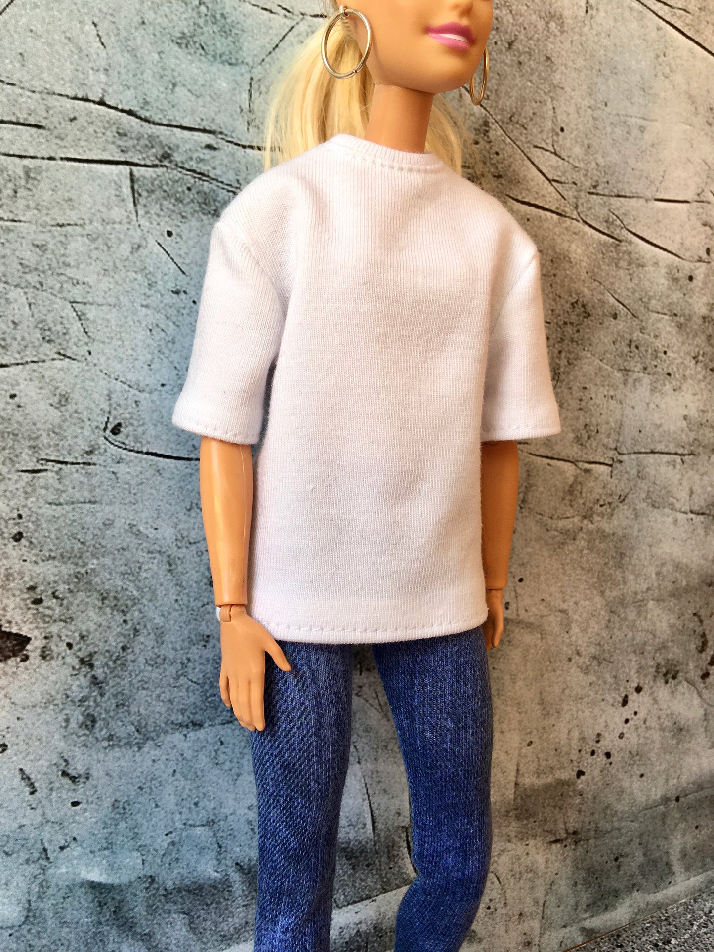 BQ-FLOWY – Short Sleeve Oversized T-shirt for Dolls 11.5 Inch - www.bouutique.com