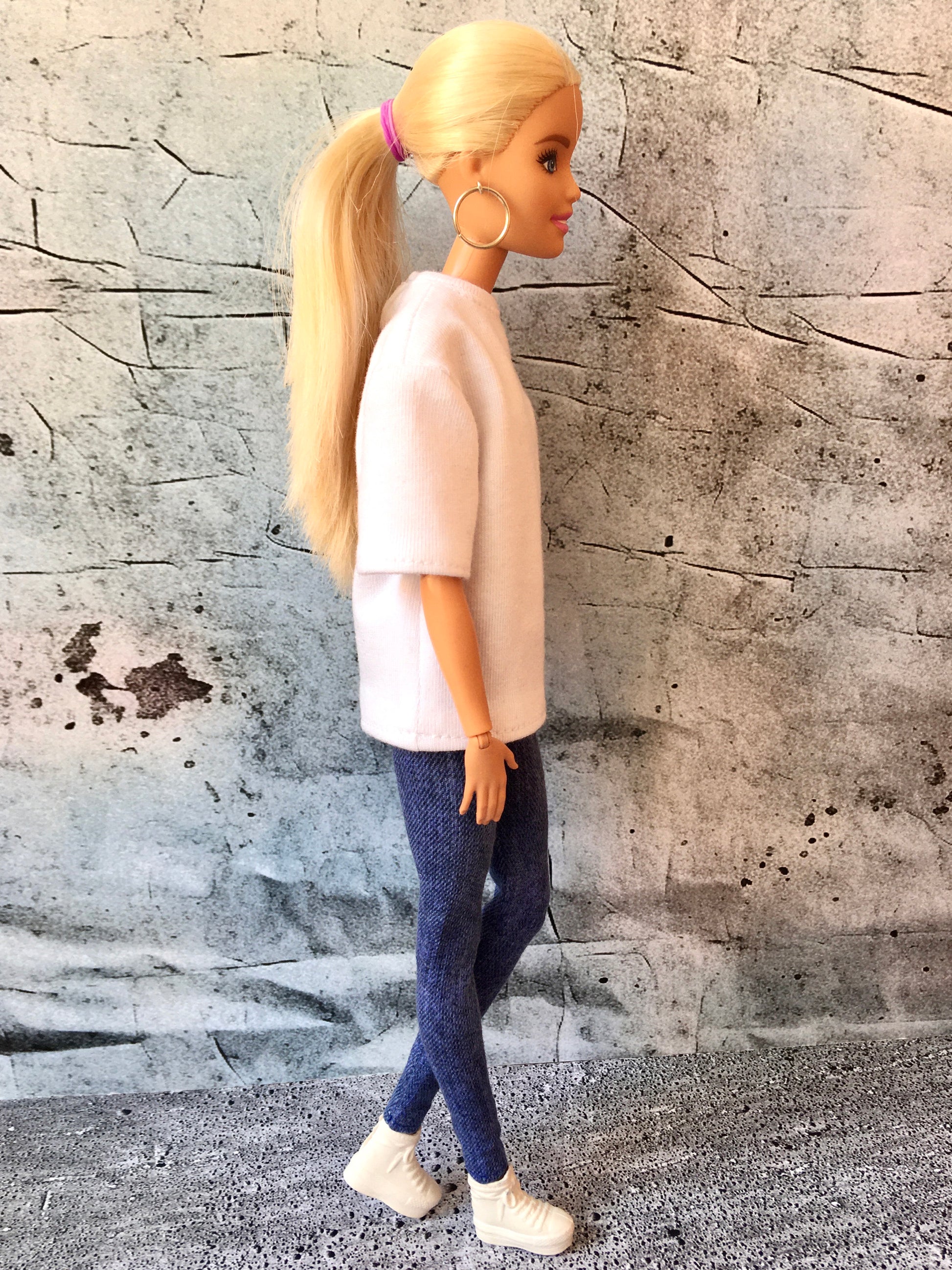 BQ-FLOWY – Short Sleeve Oversized T-shirt for Dolls 11.5 Inch - www.bouutique.com