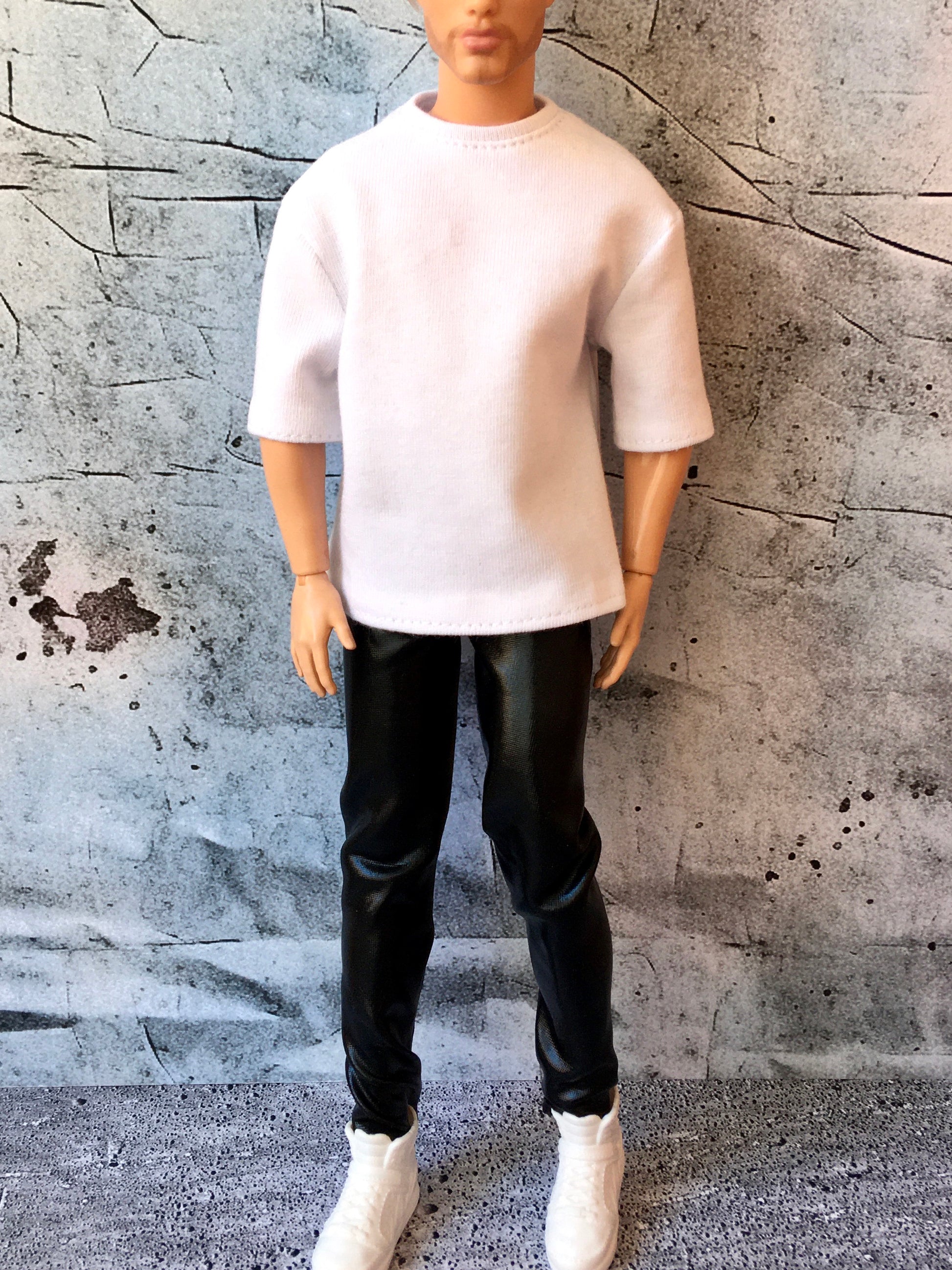 BQ-FLOWY - Short Sleeve Oversized T-shirt for Ken Dolls 12 Inch - www.bouutique.com