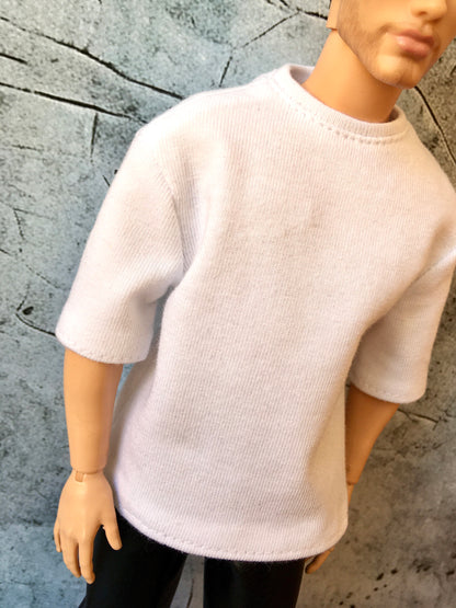 BQ-FLOWY - Short Sleeve Oversized T-shirt for Ken Dolls 12 Inch - www.bouutique.com
