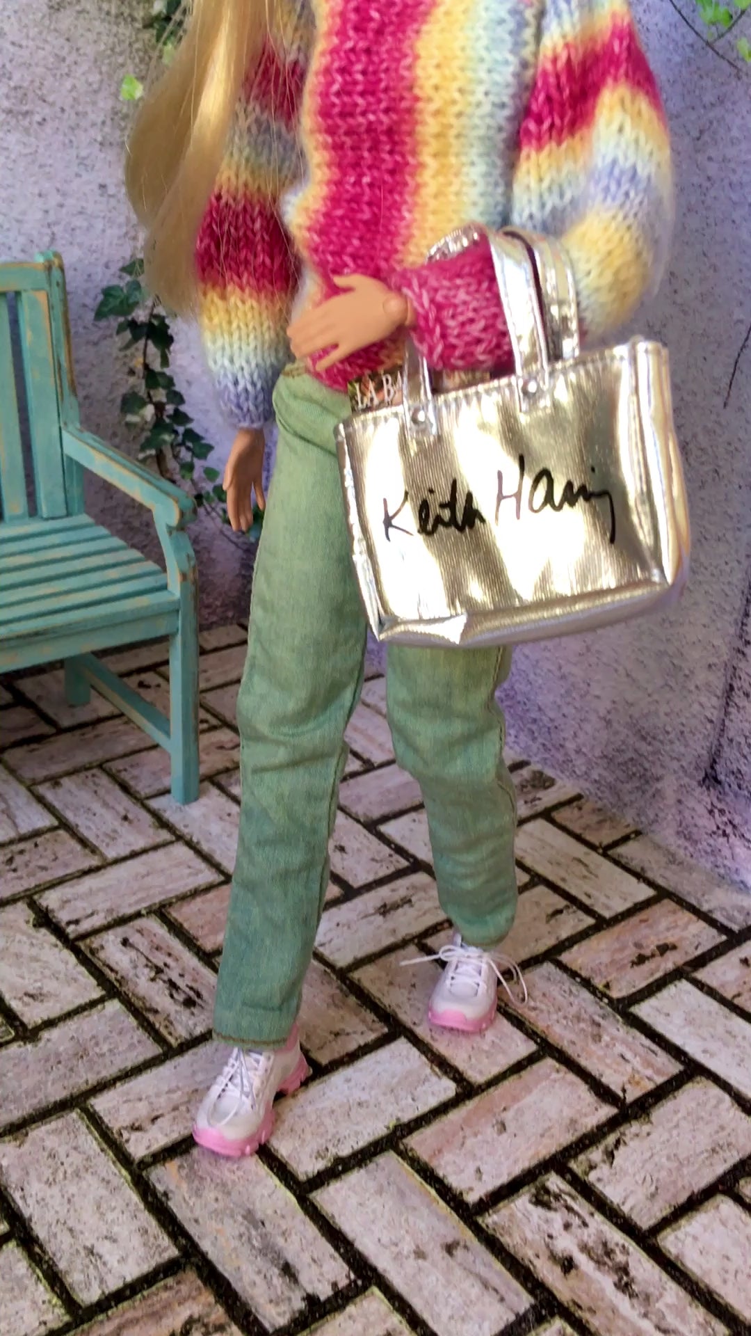 BQ-DEREA – Washed Realistic Slim Jeans for 11.5" 1/6 Scale Fashion Dolls