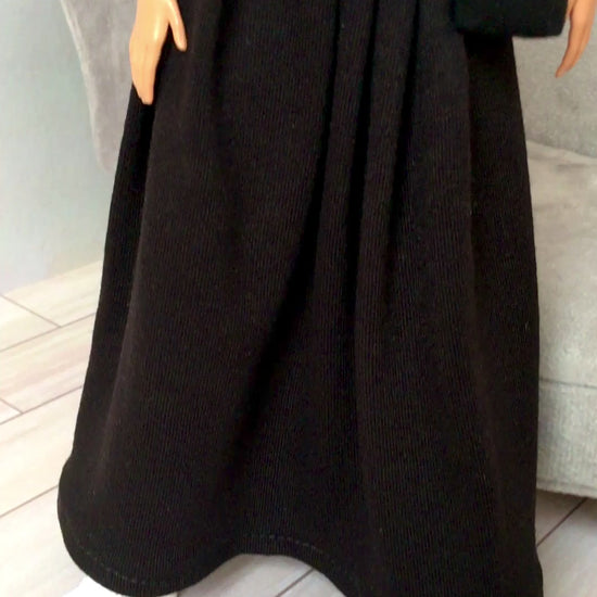BQ‑ELIYA – Flowy Pleated Long Skirt for 11.5" 1/6 Scale Fashion Dolls - www.bouutique.com