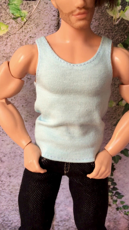 BQ-POWER – Basic Tank Top for 12" 1/6 Scale Ken Dolls - www.bouutique.com
