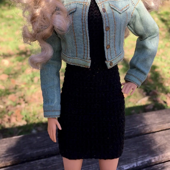 BQ-MIREA – Light Blue Denim Jacket for 11.5" 1/6 Scale Fashion Dolls