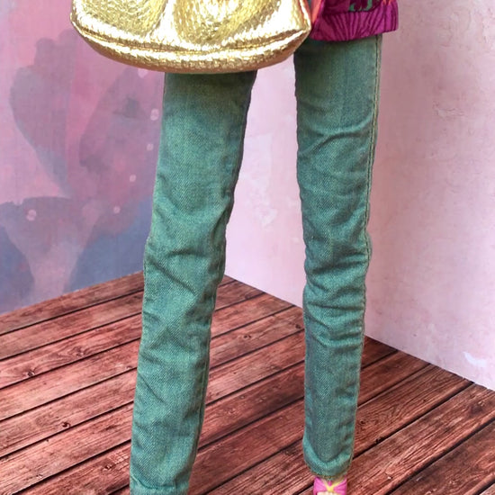 BQ-ALORA – Amaranth Floral Blazer for 12" 1/6 Scale Fashion Dolls