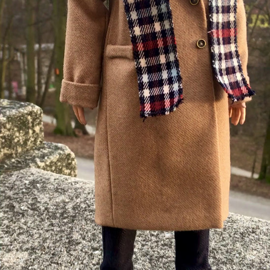 BQ-VELIOR – Long Coat for 12" 1/6 Scale Ken Dolls