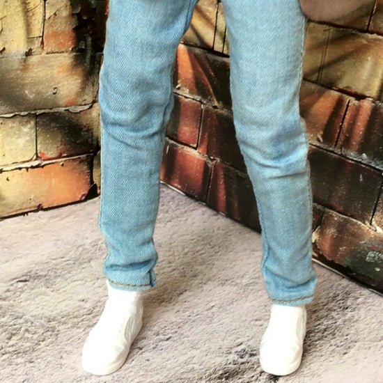 BQ-CHELTON – Beige Cotton Blazer for 12" 1/6 Scale Ken Dolls - www.bouutique.com