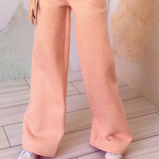 BQ-ELYN – Casual Flared Sweatpants for 11.5" 1/6 Scale Fashion Dolls