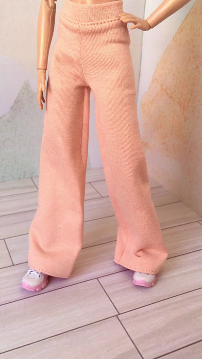BQ-ELYN – Casual Flared Sweatpants for 11.5" 1/6 Scale Fashion Dolls