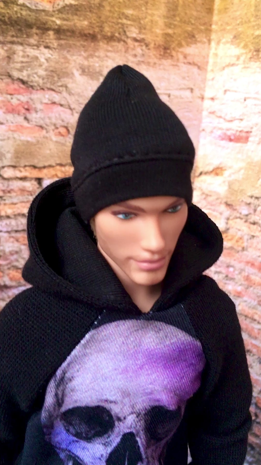 BQ-CHILL – Beanie Cap for 12" 1/6 Scale Ken Dolls (Multiple Colors)
