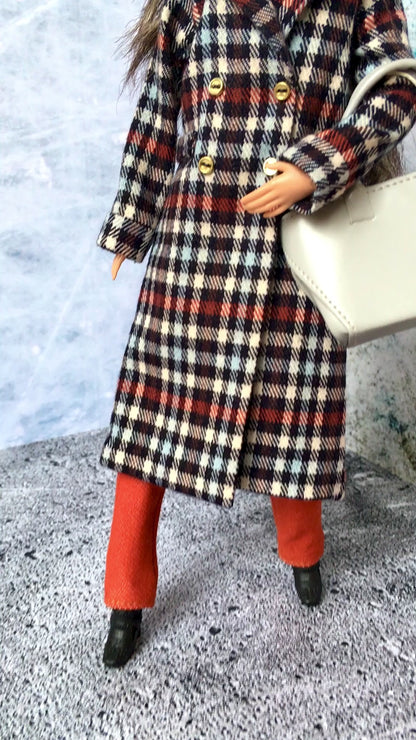 BQ-VELIOR – Manteau long pour poupées mannequins 29 cm