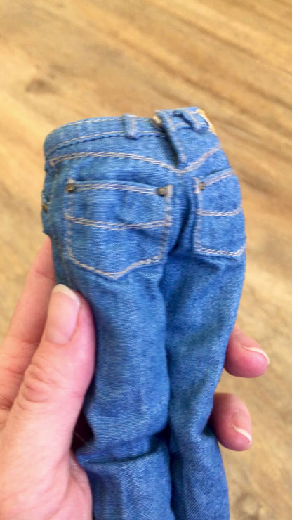 BQ-DERON – Realistic Slim Jeans with Details for 12" 1/6 Scale Ken Dolls