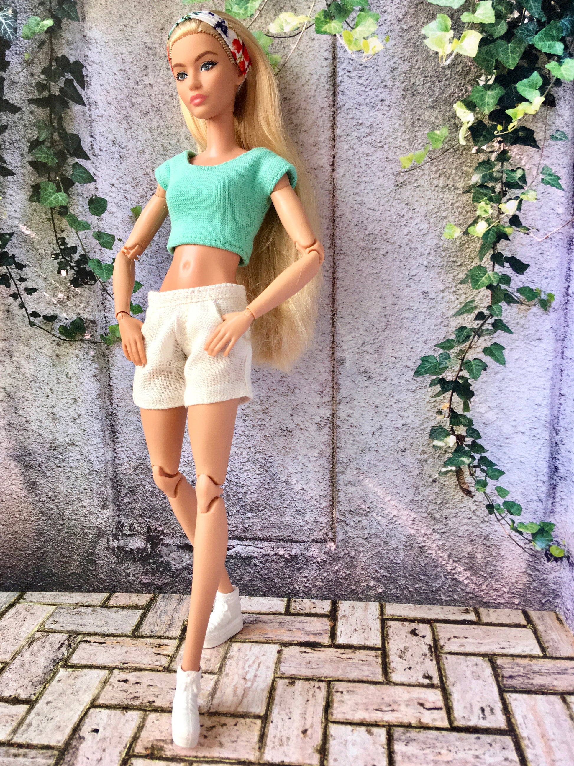 ZANI – Linen Summer Shorts for 11.5" 1/6 Scale Fashion Dolls - www.bouutique.com