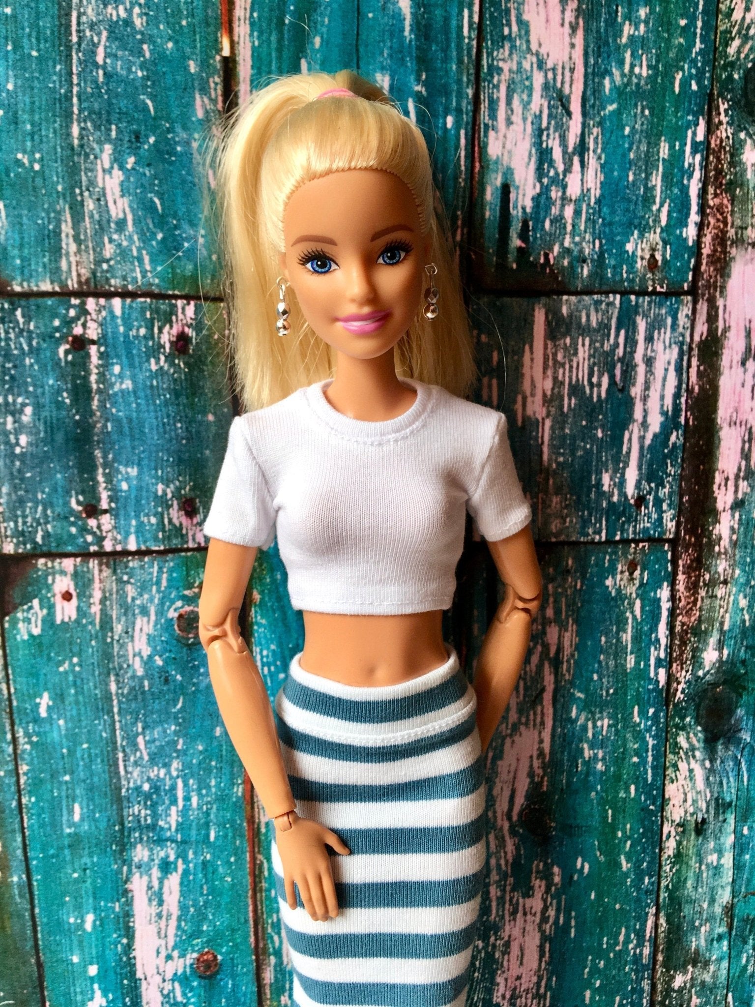 Staple Crop T-shirt for Dolls 1/6-scale, 11.5 Inch