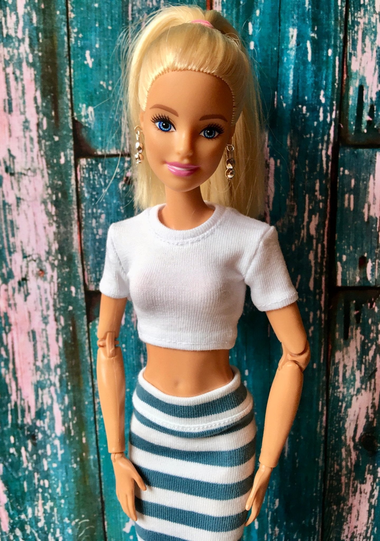 Staple Crop T-shirt for Dolls 1/6-scale, 11.5 Inch
