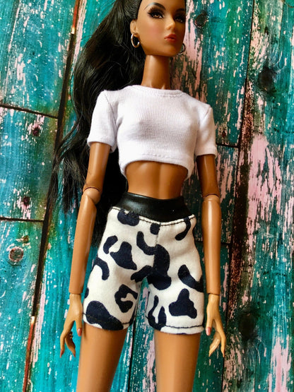 Staple Crop T-shirt for NuFace Integrity Toys Doll 12.5", many colors