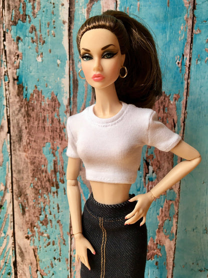 Staple Crop T-shirt for Poppy Parker Dolls, many colors