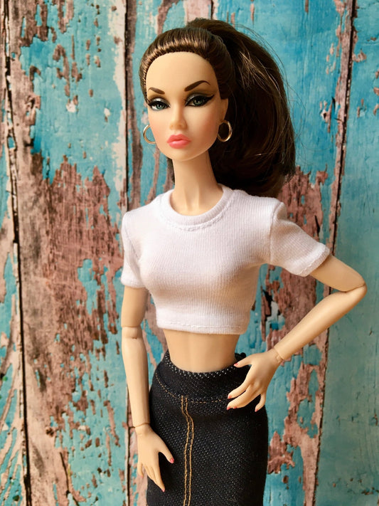 Staple Crop T-shirt for Poppy Parker Dolls, many colors