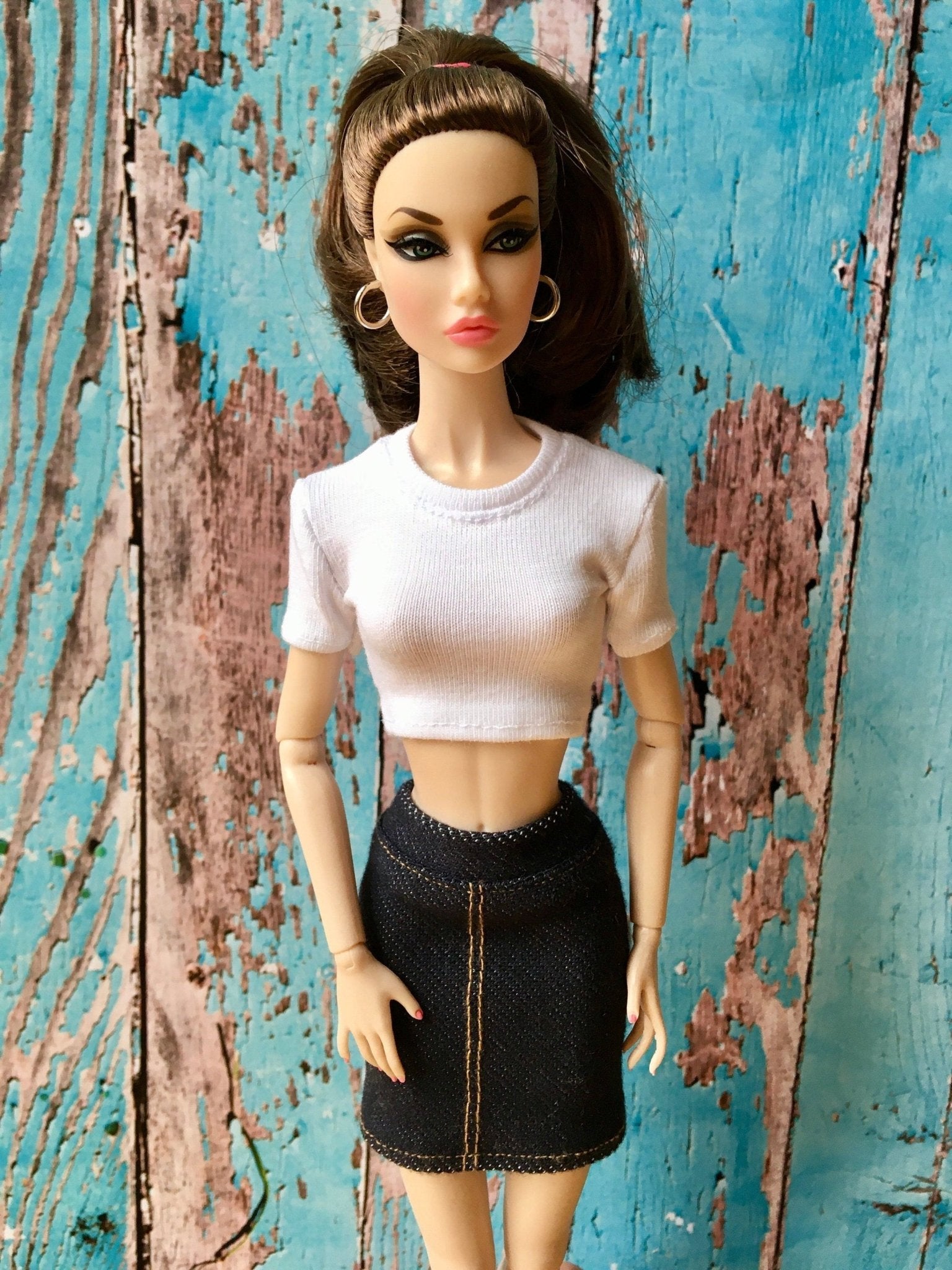 Staple Crop T-shirt for Poppy Parker Dolls, many colors