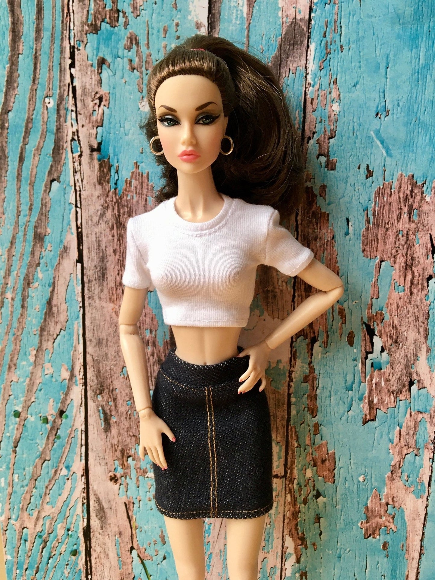 Staple Crop T-shirt for Poppy Parker Dolls, many colors