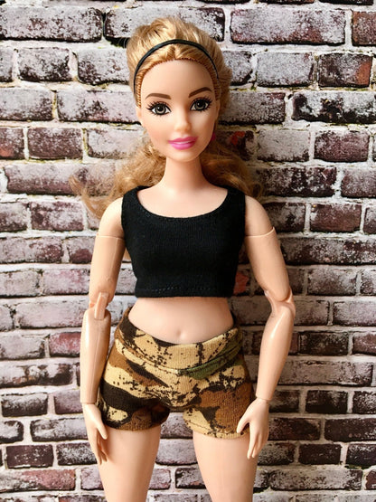 Pulse Crop Tank Top for Curvy Doll 1/6-scale